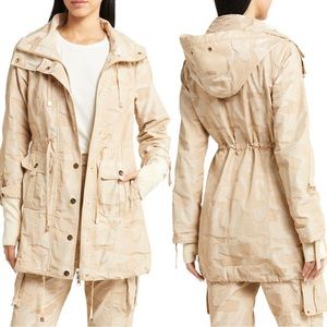 NWOT Nordstrom Blanc Noir Camo Hooded Anorak